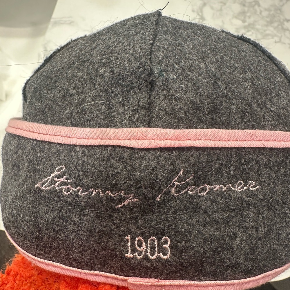 Stormy Kromer Kids Gray and Pink Hat